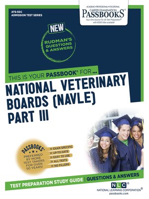 cover image of NATIONAL VETERINARY BOARDS (NBE) (NVB) PART III--Physical Diagnosis, Medicine, Surgery